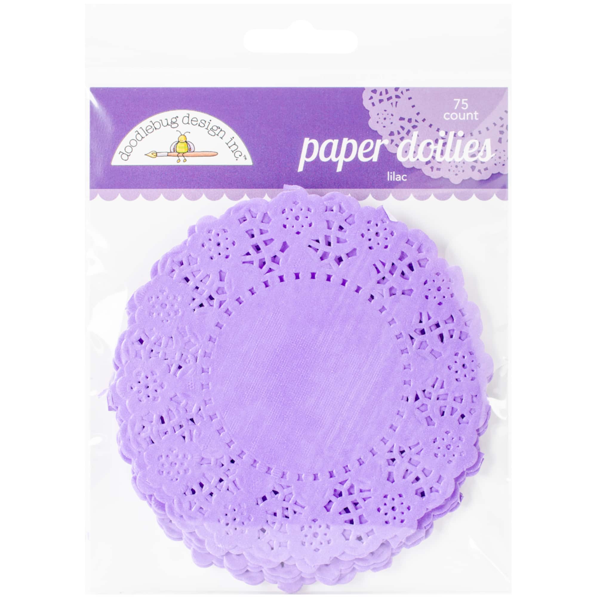 Doodlebug Design Inc.™ 4.5" Lilac Doilies, 75ct.